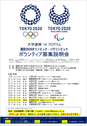 東京2020オリンピック・パラリンピック_ボランティア募集